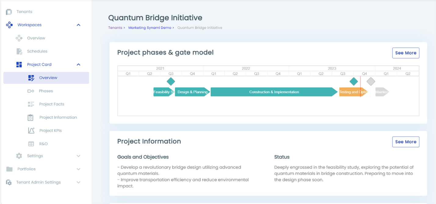 Project Phase and Gate Model